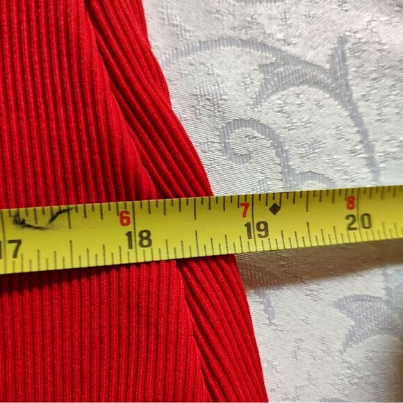 Pretty Garden Red Knit Strapless Tube Sweater Dress XXL - Picture 6 of 9